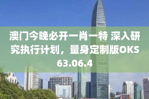 澳門今晚必開一肖一特 深入研究執行計劃，量身定制版OKS63.06.4