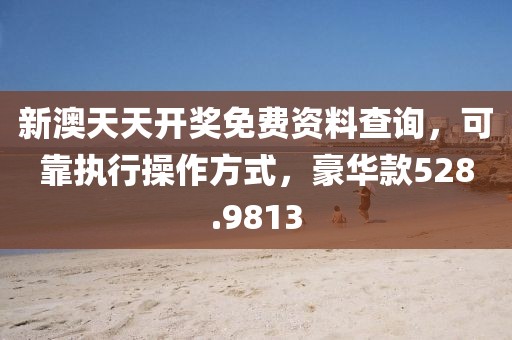 新澳天天開獎免費資料查詢，可靠執行操作方式，豪華款528.9813