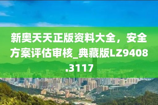 新奧天天正版資料大全，安全方案評估審核_典藏版LZ9408.3117
