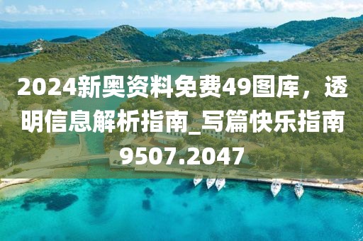 2024新奧資料免費49圖庫，透明信息解析指南_寫篇快樂指南9507.2047