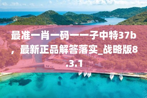 最準一肖一碼一一子中特37b，最新正品解答落實_戰略版8.3.1