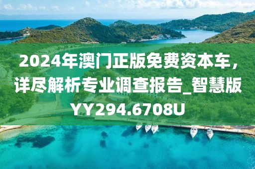 2024年澳門正版免費資本車，詳盡解析專業調查報告_智慧版YY294.6708U