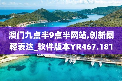 澳門九點半9點半網站,創新闡釋表達_軟件版本YR467.181