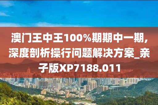 澳門王中王100%期期中一期,深度剖析操行問題解決方案_親子版XP7188.011