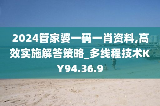 2024管家婆一碼一肖資料,高效實施解答策略_多線程技術KY94.36.9