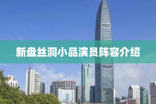 新盤絲洞小品演員陣容介紹
