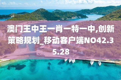 澳門王中王一肖一特一中,創新策略規劃_移動客戶端NO42.35.28