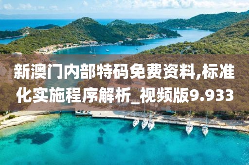 新澳門內部特碼免費資料,標準化實施程序解析_視頻版9.933