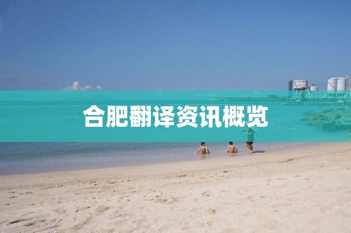 合肥翻譯資訊概覽