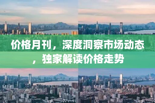 價格月刊，深度洞察市場動態，獨家解讀價格走勢