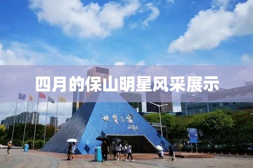四月的保山明星風采展示