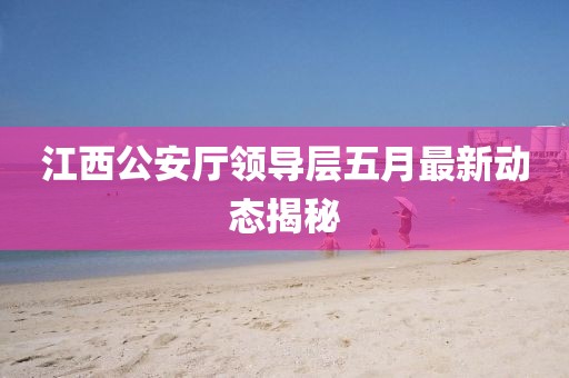 江西公安廳領導層五月最新動態揭秘