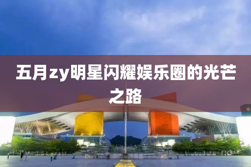 五月zy明星閃耀娛樂圈的光芒之路