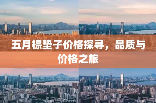 五月棕墊子價格探尋，品質與價格之旅