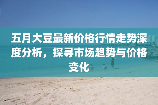 五月大豆最新價格行情走勢深度分析，探尋市場趨勢與價格變化