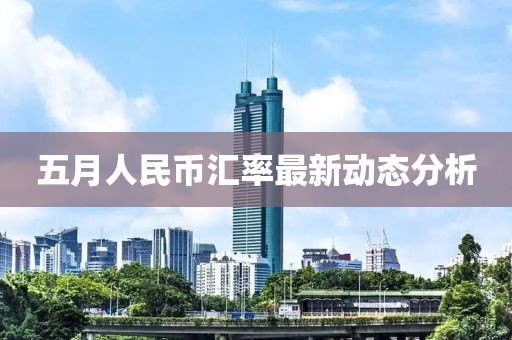 五月人民幣匯率最新動態分析