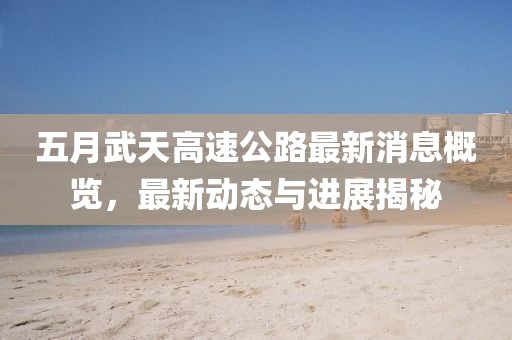 五月武天高速公路最新消息概覽，最新動態與進展揭秘