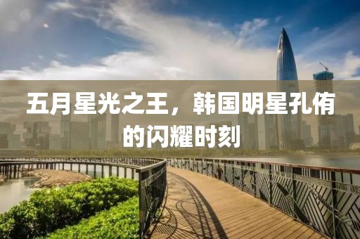 五月星光之王，韓國明星孔侑的閃耀時刻