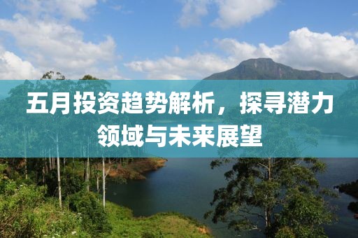 五月投資趨勢解析，探尋潛力領域與未來展望