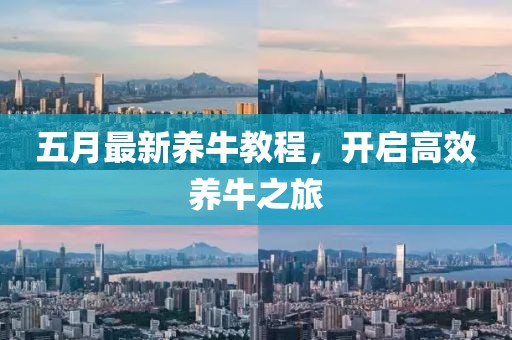 五月最新養牛教程，開啟高效養牛之旅