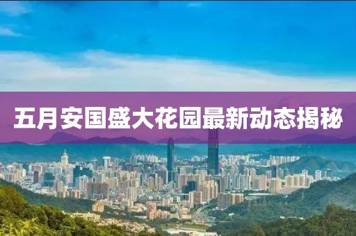 五月安國盛大花園最新動態揭秘