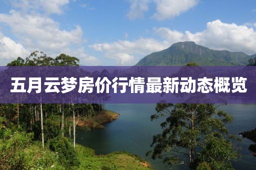 五月云夢房價行情最新動態概覽