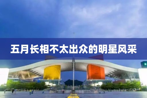 五月長相不太出眾的明星風采