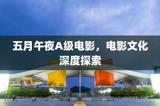 五月午夜A級電影，電影文化深度探索