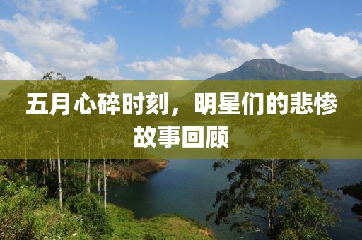 五月心碎時刻，明星們的悲慘故事回顧