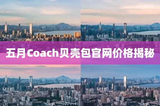 五月Coach貝殼包官網價格揭秘