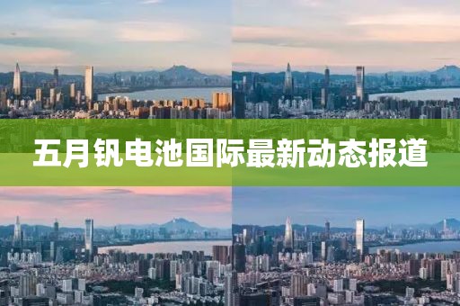 五月釩電池國際最新動態報道