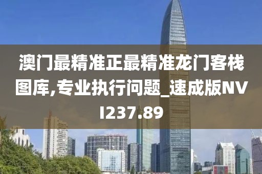 澳門最精準正最精準龍門客棧圖庫,專業執行問題_速成版NVI237.89
