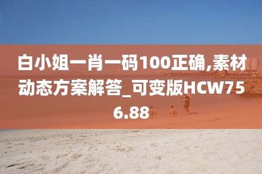白小姐一肖一碼100正確,素材動態方案解答_可變版HCW756.88