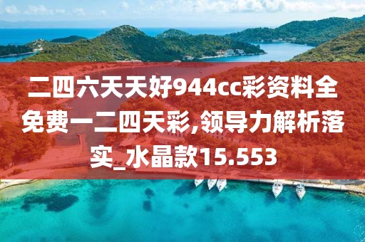 二四六天天好944cc彩資料全免費一二四天彩,領導力解析落實_水晶款15.553