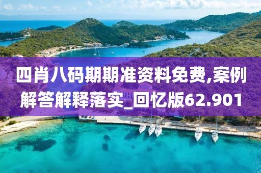 四肖八碼期期準資料免費,案例解答解釋落實_回憶版62.901
